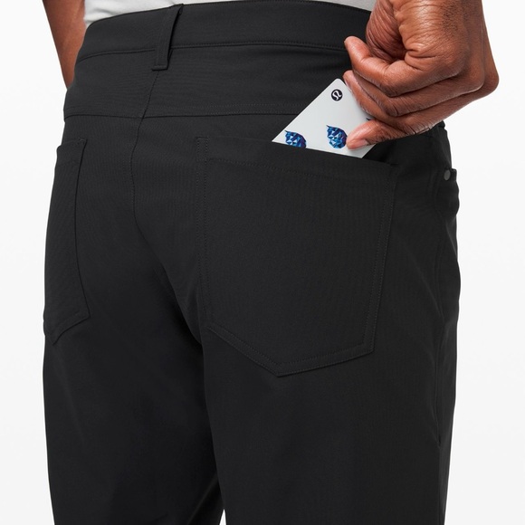 Lululemon ABC Classic Fit 5 Picket Pants Obsidian men’s size 36 x 28 pre owned - Picture 4 of 4